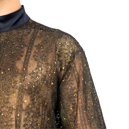 Camisa Glitter Noir