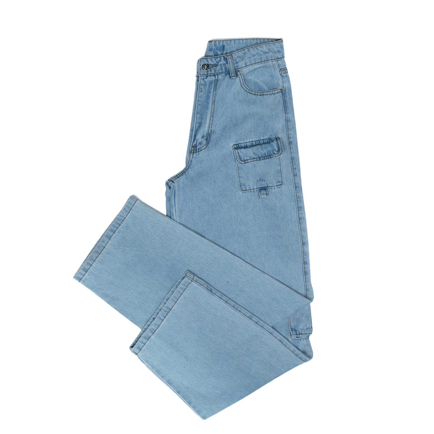 Pantalón Cargo Denim (baggy)